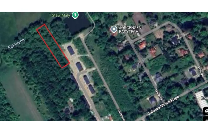 Działka budowlana Grodzisk Mazowiecki, ul. J. Słowackiego