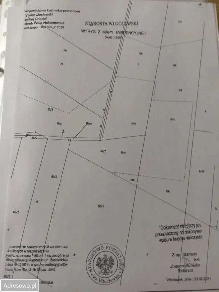 Działka rolna Wola Nakonowska. Zdjęcie 3