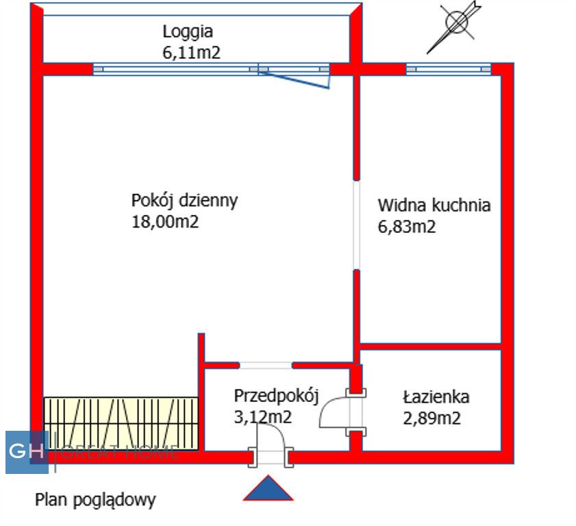 Mieszkanie 1-pokojowe Warszawa Ursynów, ul. Edwarda Dembowskiego. Zdjęcie 13