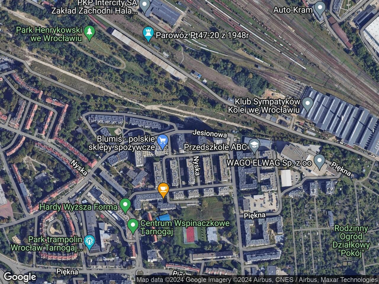 Garaż/miejsce parkingowe Wrocław Huby, ul. Jesionowa