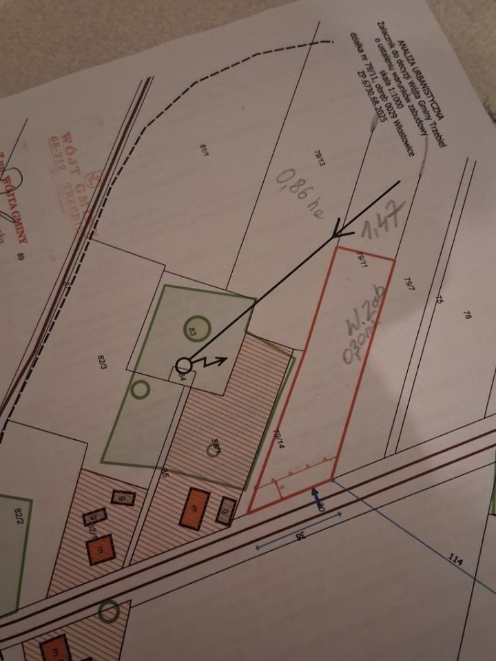 Działka rolna Włostowice. Zdjęcie 2