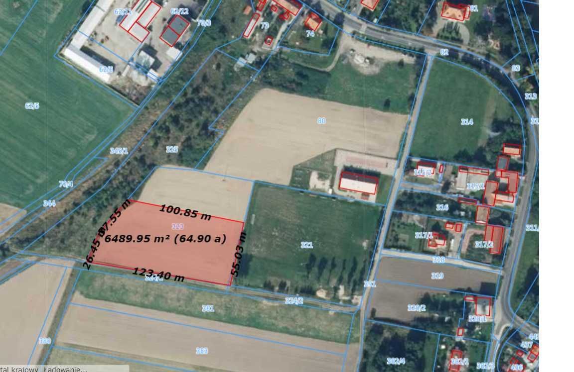 Działka budowlana Ujazd Górny. Zdjęcie 1