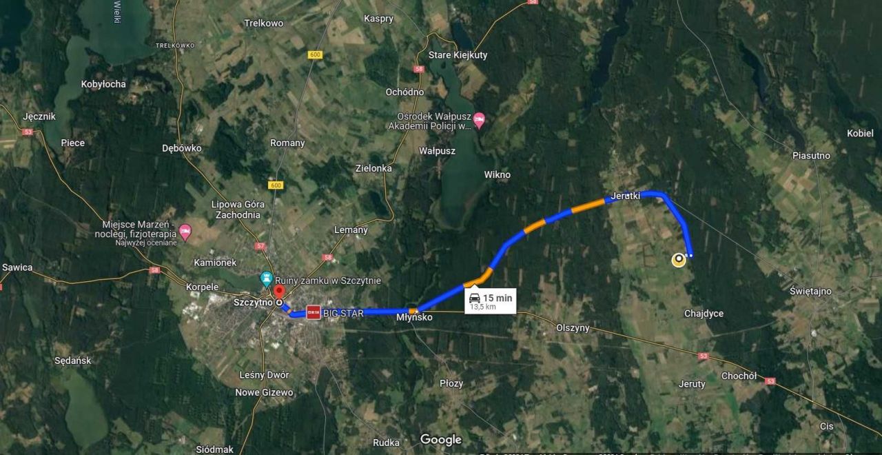 Działka rolno-budowlana Jerutki. Zdjęcie 2