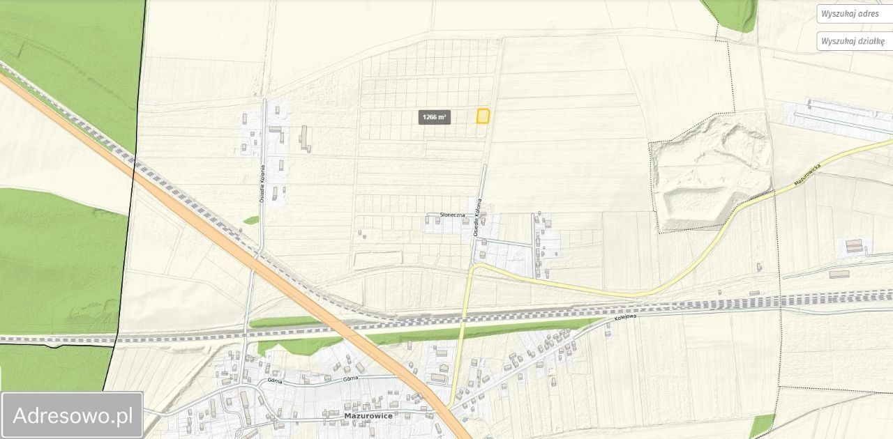 Działka budowlana Mazurowice, os. Kolonia. Zdjęcie 2