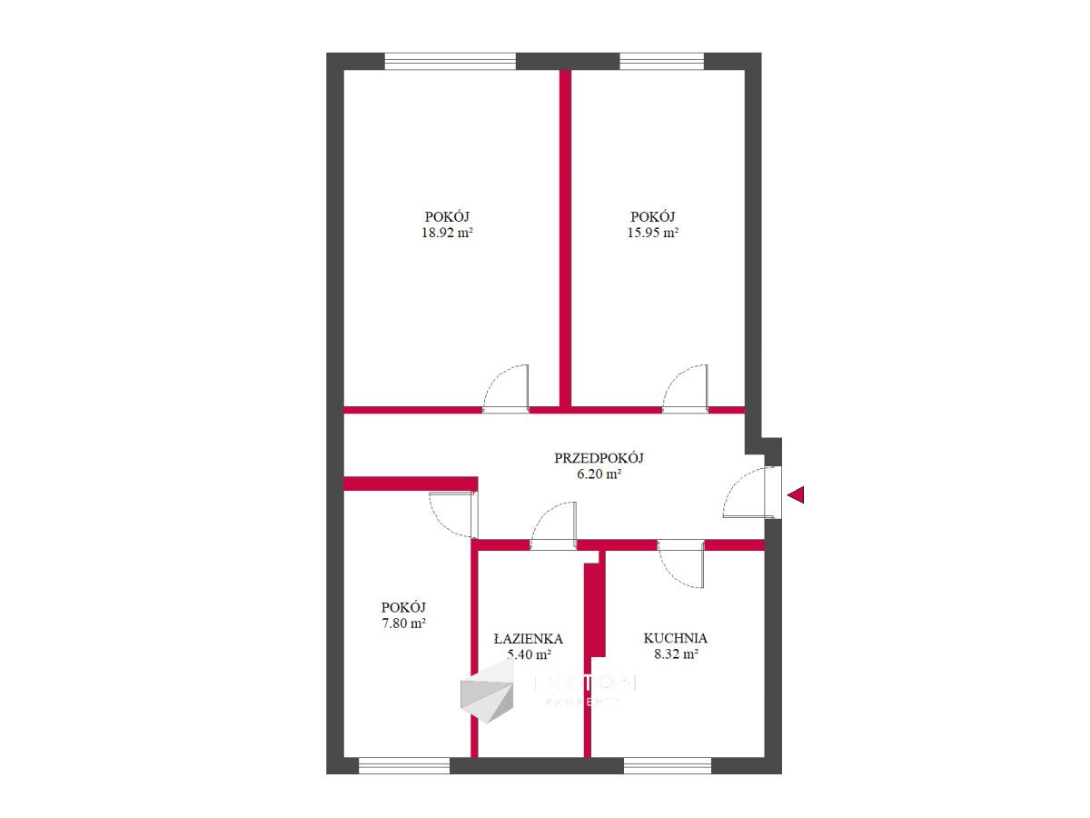 Mieszkanie 3-pokojowe Gdynia Kamienna Góra, ul. Juliusza Słowackiego. Zdjęcie 15