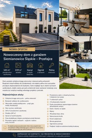 bliźniak, 5 pokoi Siemianowice Śląskie Przełajka, ul. Poranna. Zdjęcie 1