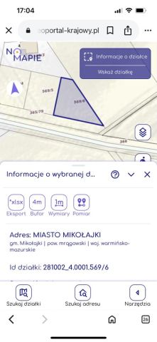 Działka budowlana Mikołajki. Zdjęcie 1