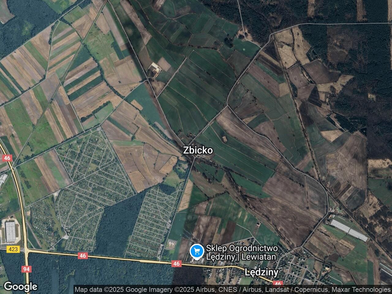 Działka rekreacyjna Zbicko