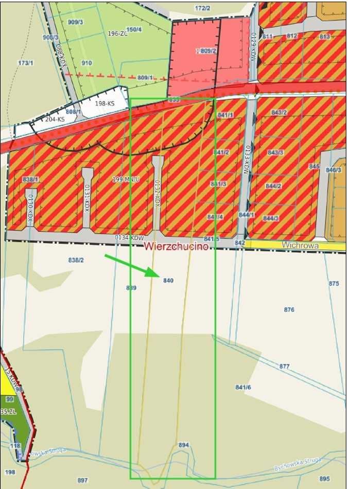 Działka rolno-budowlana Wierzchucino. Zdjęcie 4