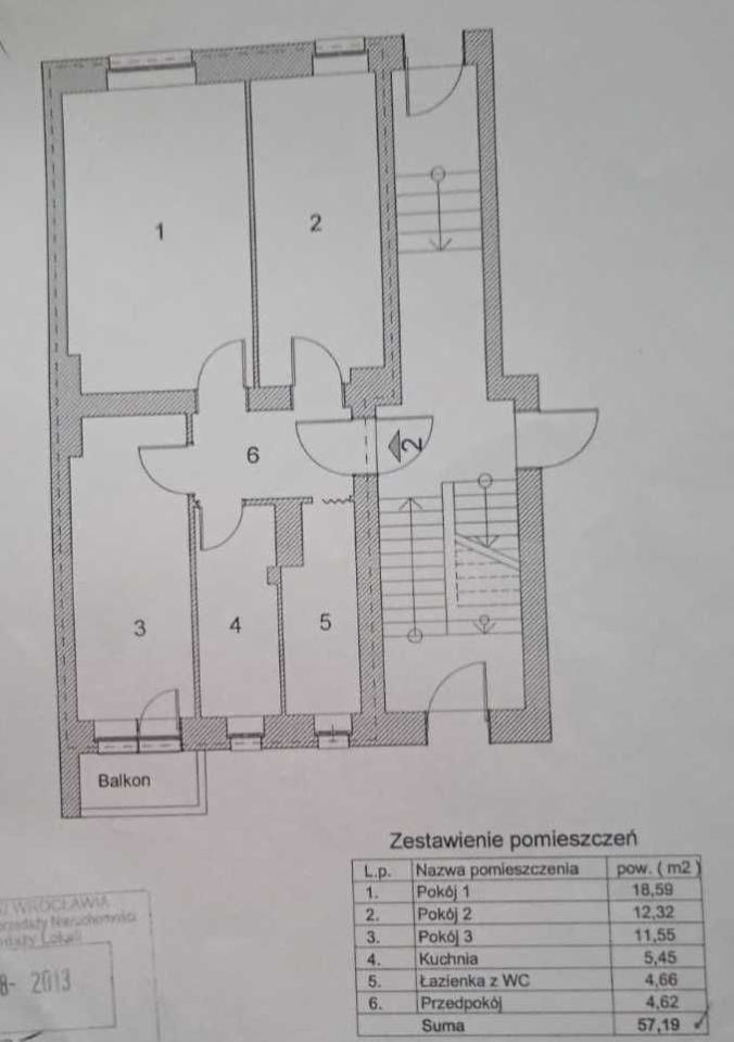 Mieszkanie 3-pokojowe Wrocław Śródmieście, ul. Oskara Minkowskiego. Zdjęcie 8