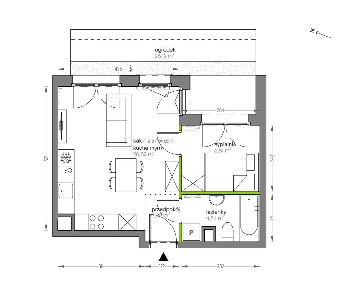 Mieszkanie 2-pokojowe Kraków Płaszów, ul. Myśliwska. Zdjęcie 25