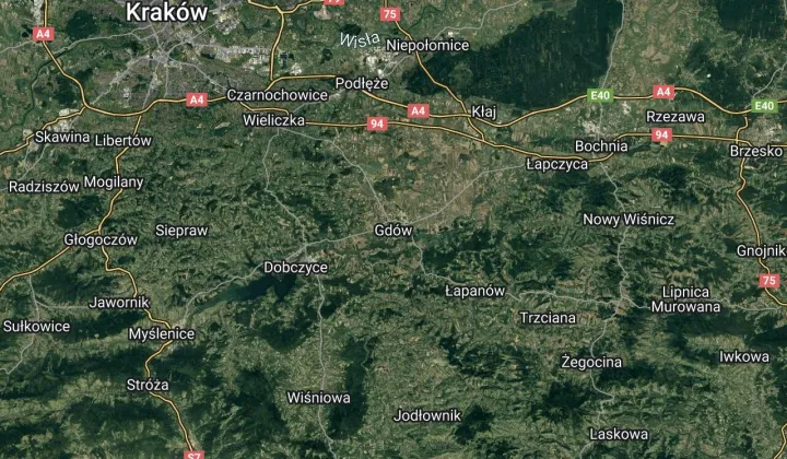 Działka rolna Gdów