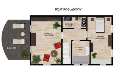 bliźniak, 4 pokoje Krępice, ul. Akacjowa. Zdjęcie 15