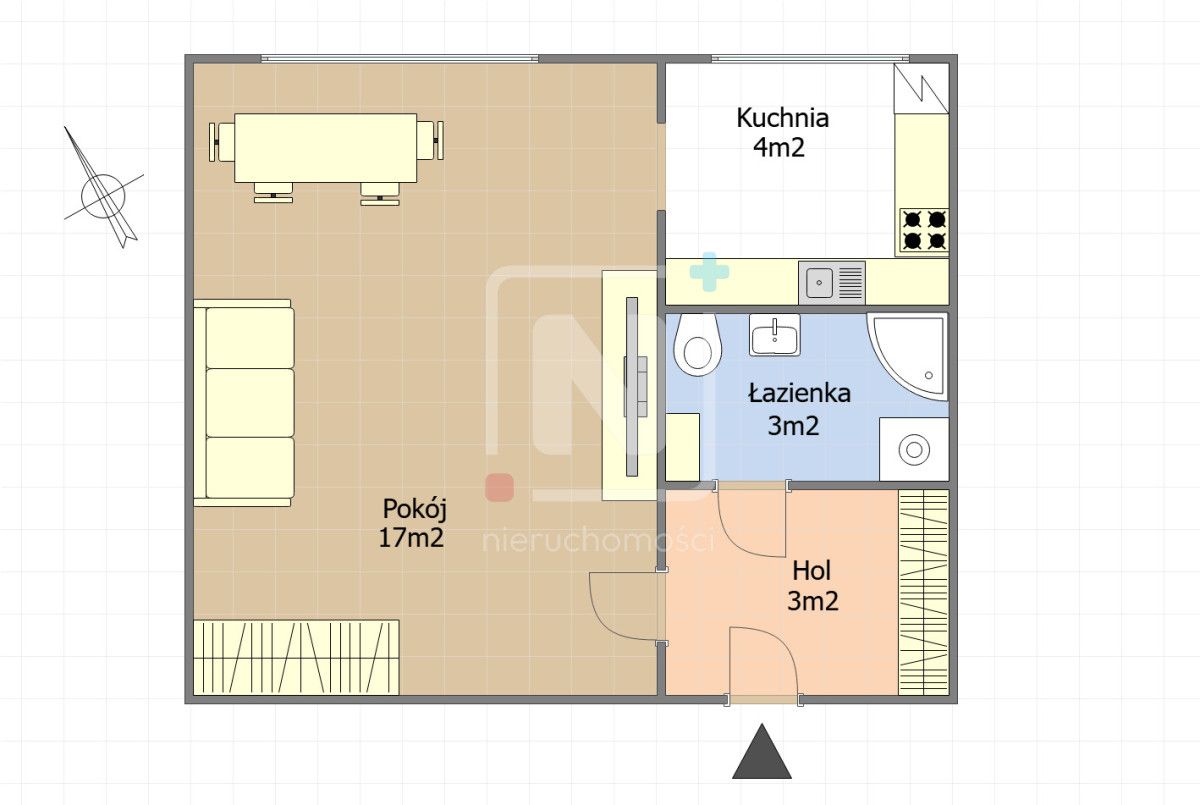 Mieszkanie 1-pokojowe Warszawa Wola, ul. Okopowa. Zdjęcie 8