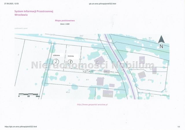 Działka budowlana Wrocław Fabryczna, ul. Wilkszyńska. Zdjęcie 1