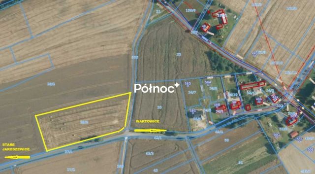 Działka rolna Wartowice. Zdjęcie 1