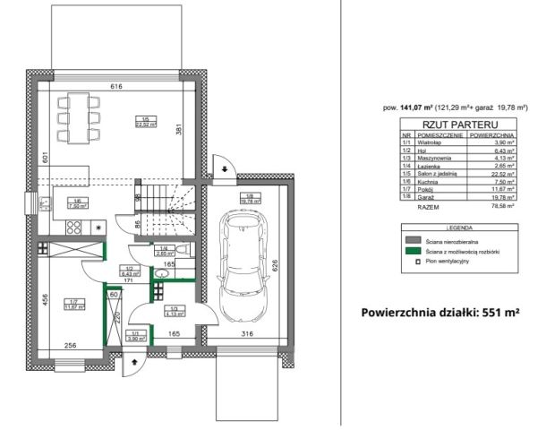 bliźniak, 6 pokoi Kalinówka. Zdjęcie 19