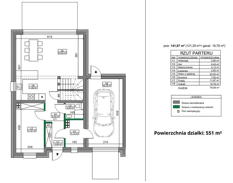 bliźniak, 6 pokoi Kalinówka. Zdjęcie 19