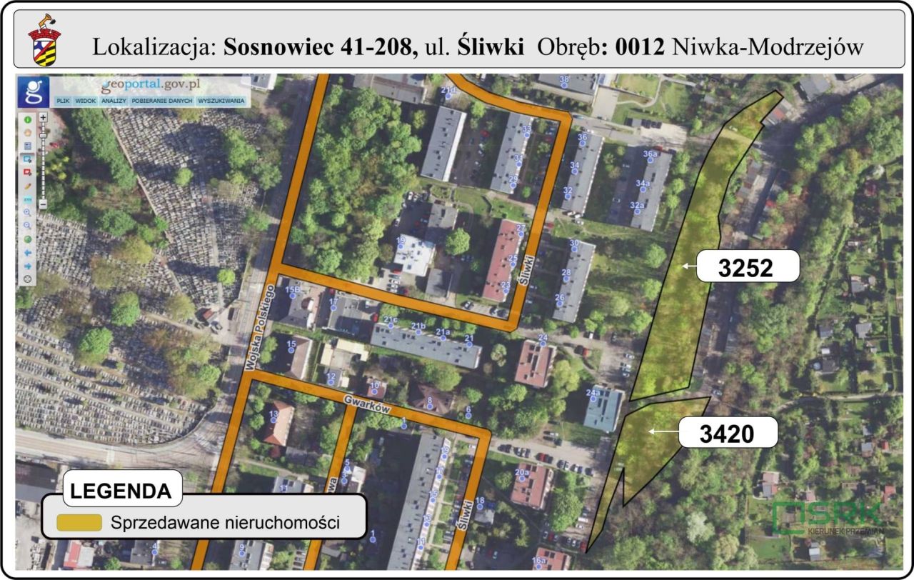 Działka inna Sosnowiec Niwka, ul. Adama Śliwki. Zdjęcie 1