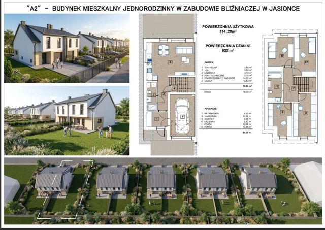 bliźniak, 5 pokoi Jasionka. Zdjęcie 14