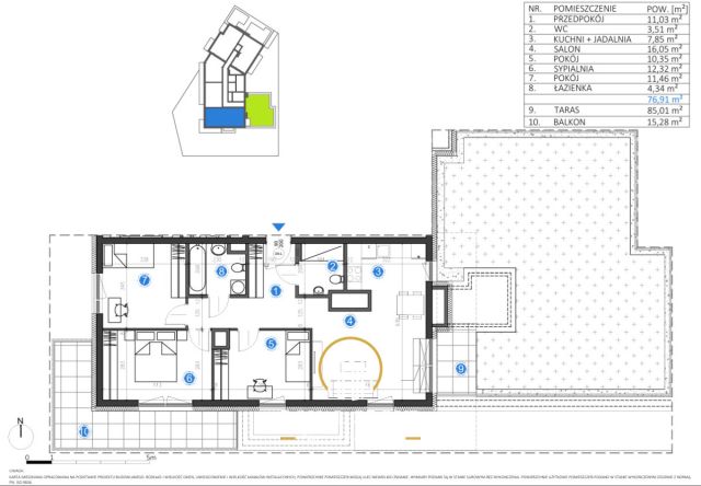 Mieszkanie 4-pokojowe Lublin Czechów, ul. Choiny. Zdjęcie 6