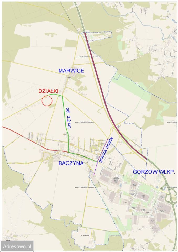 Działka budowlana Marwice. Zdjęcie 5