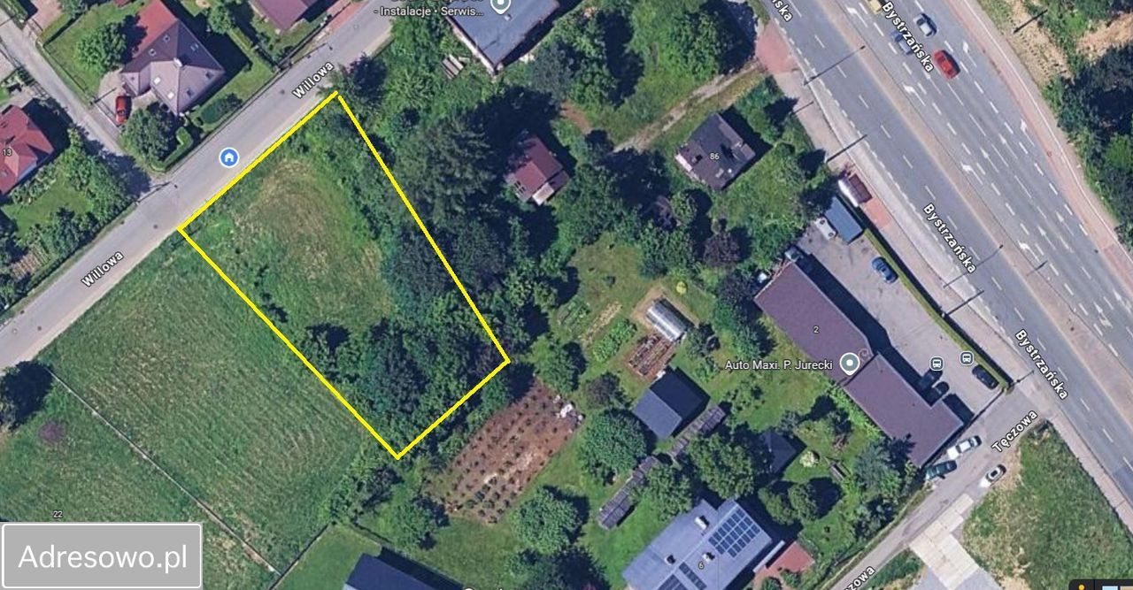 Działka budowlana Bielsko-Biała Mikuszowice Śląskie, ul. Willowa. Zdjęcie 2