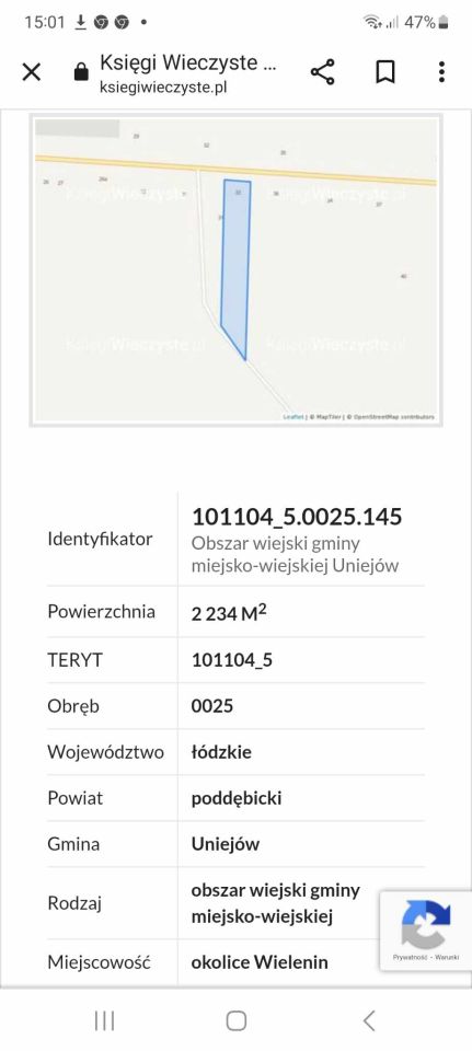 Działka rolno-budowlana Wielenin. Zdjęcie 4