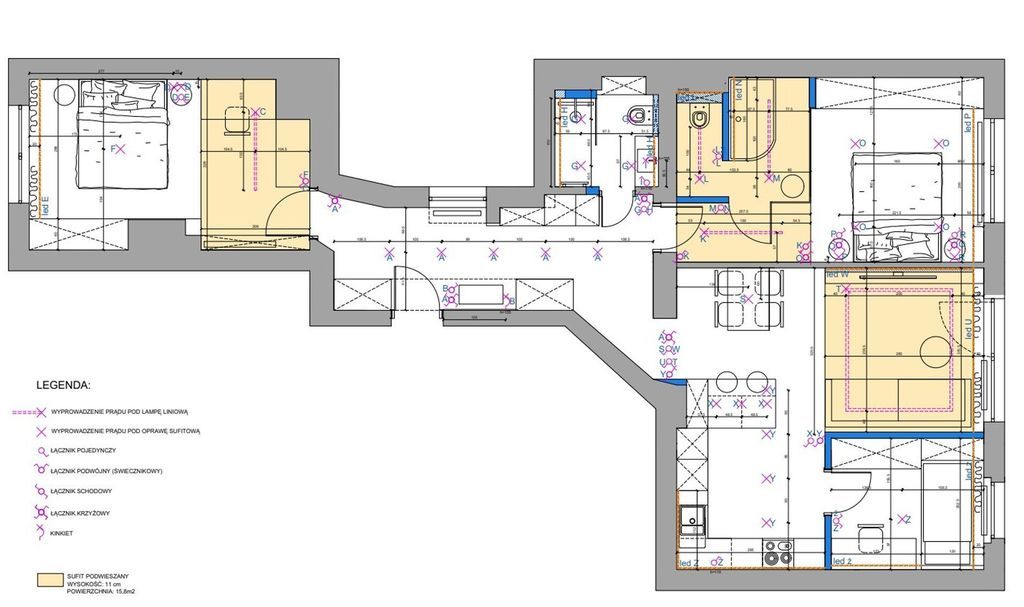 Mieszkanie 4-pokojowe Wrocław Śródmieście, ul. Norberta Barlickiego. Zdjęcie 21
