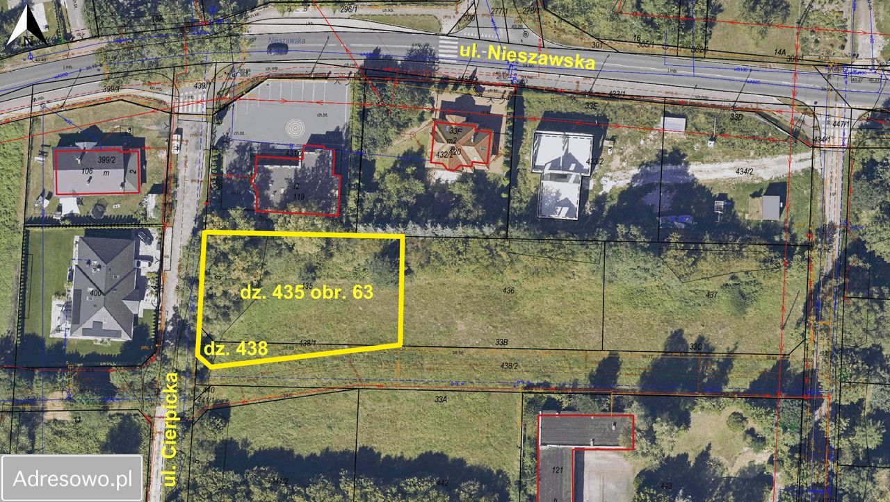 Działka budowlana Toruń Podgórz, ul. Cierpicka