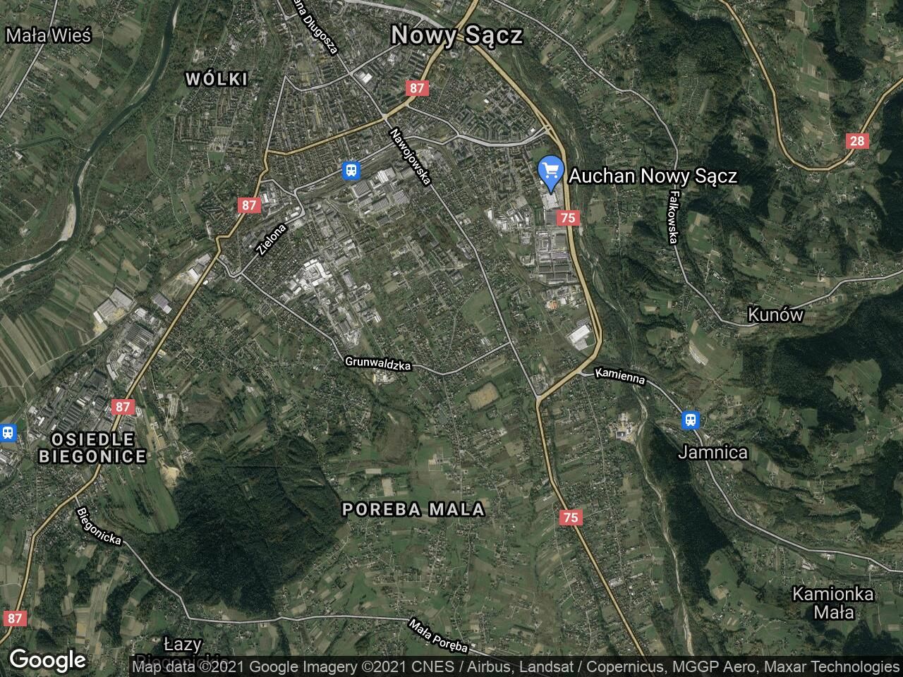 Działka budowlana Nowy Sącz, ul. Graniczna