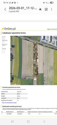 Działka inwestycyjna Płońsk. Zdjęcie 1