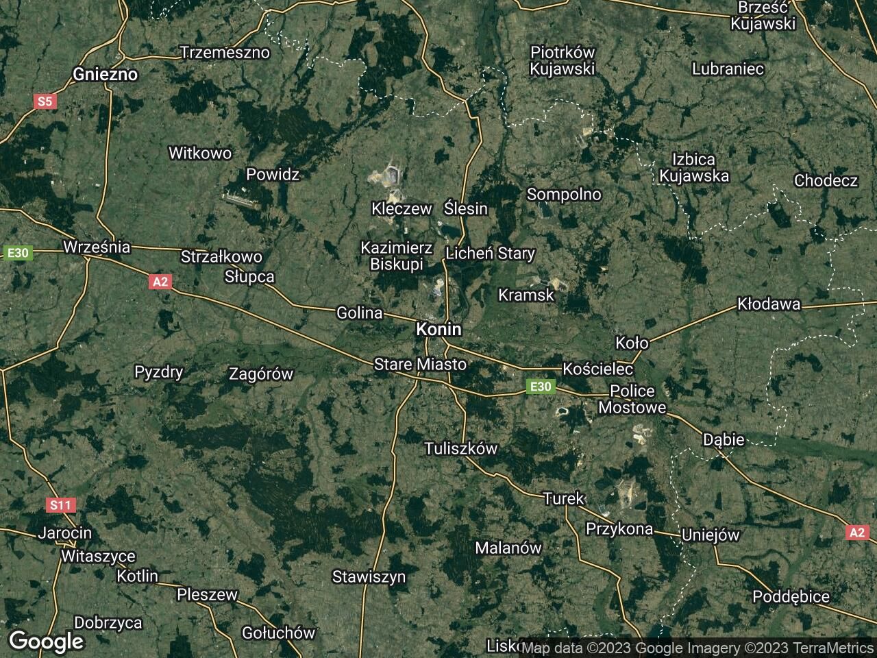 Działka rekreacyjna Konin Zatorze