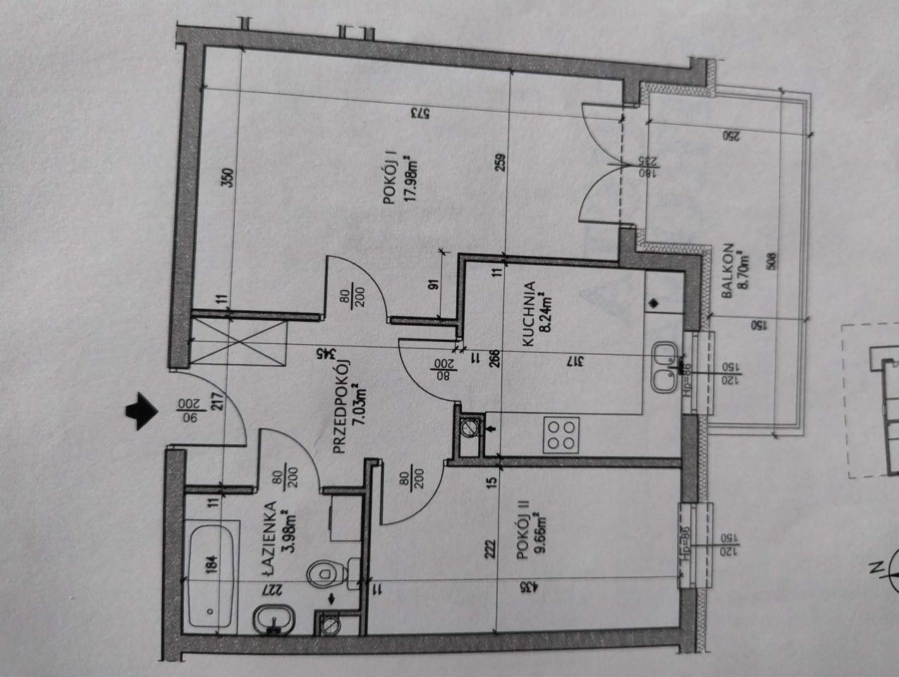 Mieszkanie 2-pokojowe Puławy Górna Niwa, ul. Spacerowa. Zdjęcie 1