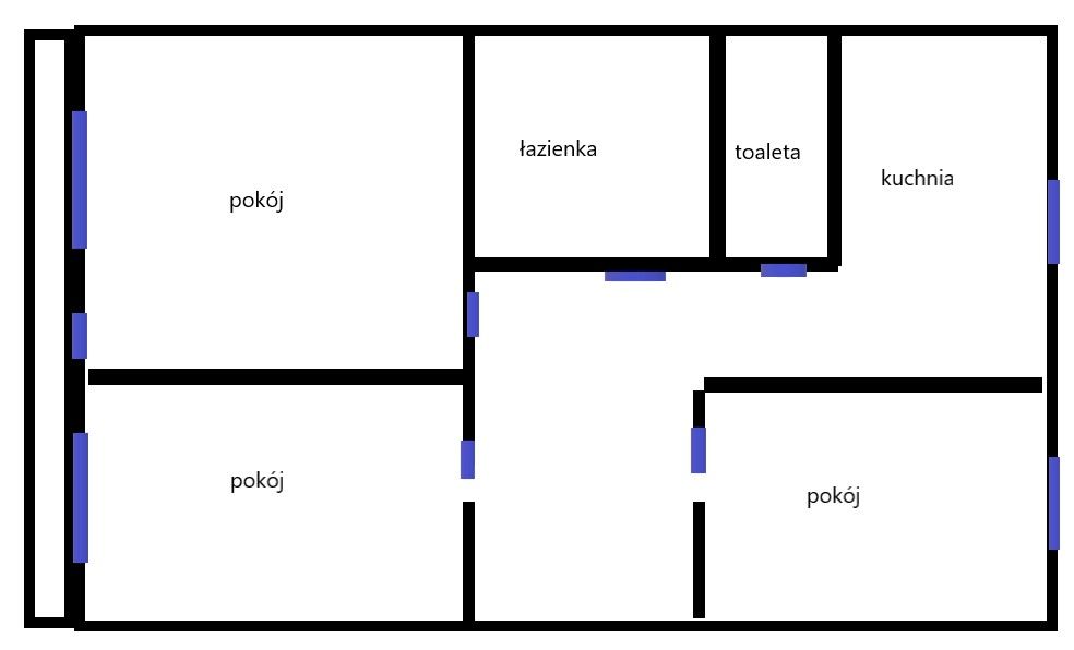 Mieszkanie 3-pokojowe Łódź Bałuty, ul. Julianowska. Zdjęcie 1