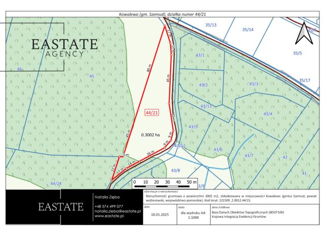 Działka budowlana Kowalewo, ul. Na Zagajnik. Zdjęcie 3