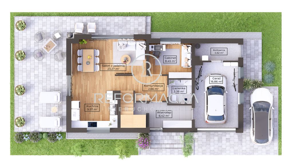 dom wolnostojący, 5 pokoi Malawa. Zdjęcie 8