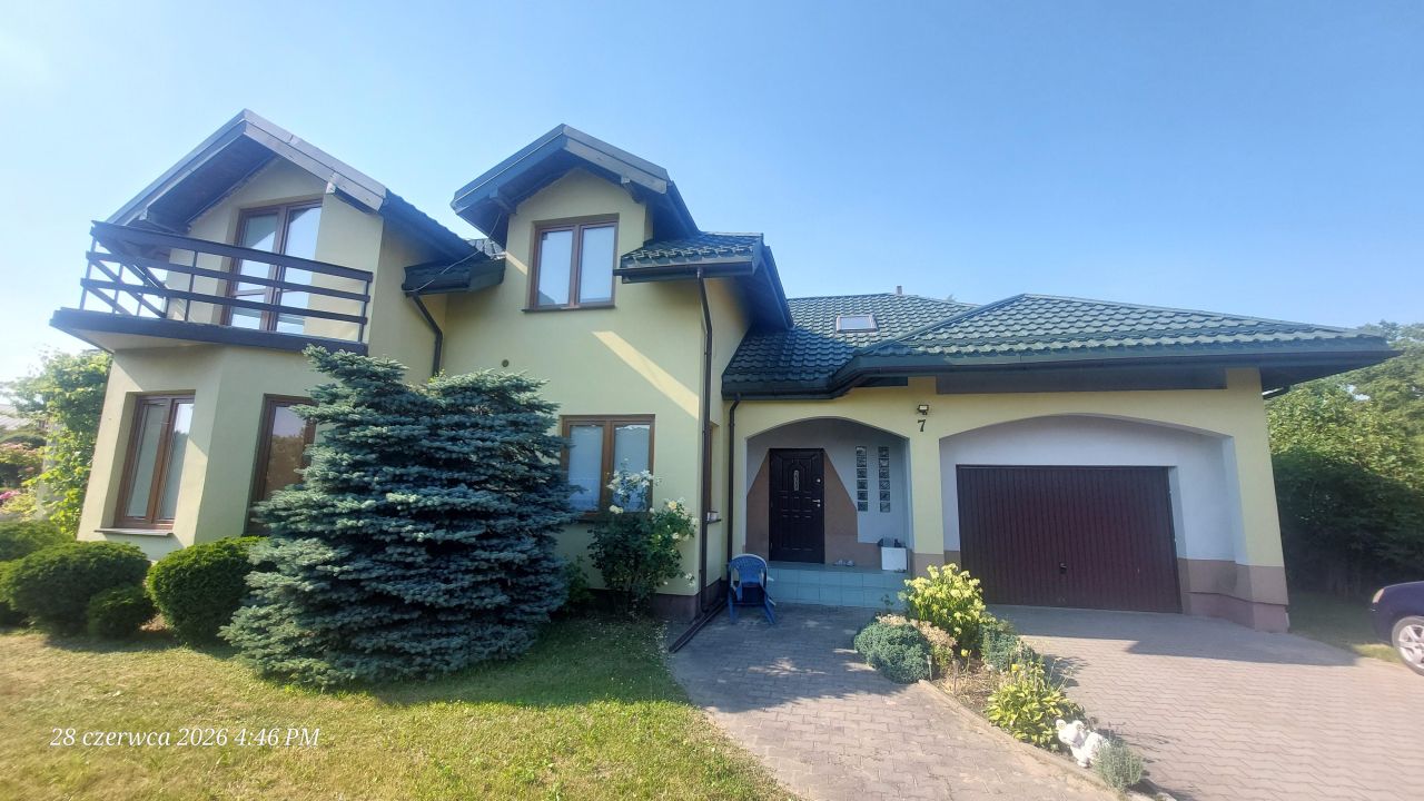 dom wolnostojący, 6 pokoi Łask, Leszczynowa. Zdjęcie 1