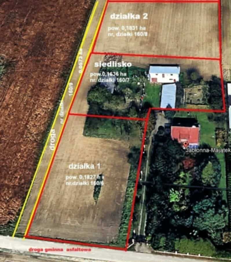 Działka budowlana Jabłonna-Majątek