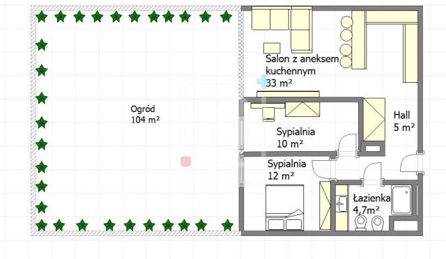 Mieszkanie 3-pokojowe Warszawa Śródmieście, ul. 29 Listopada. Zdjęcie 16