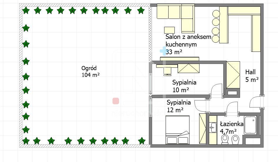 Mieszkanie 3-pokojowe Warszawa Śródmieście, ul. 29 Listopada. Zdjęcie 24