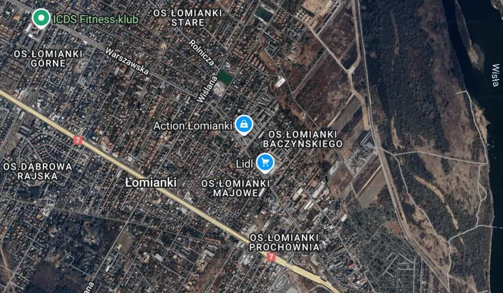 Działka inwestycyjna Łomianki, ul. Warszawska