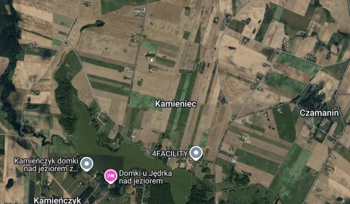 Działka leśna Kamieniec