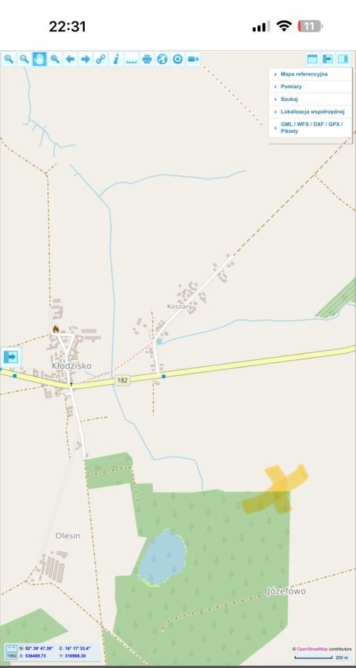 Działka rolna Kłodzisko