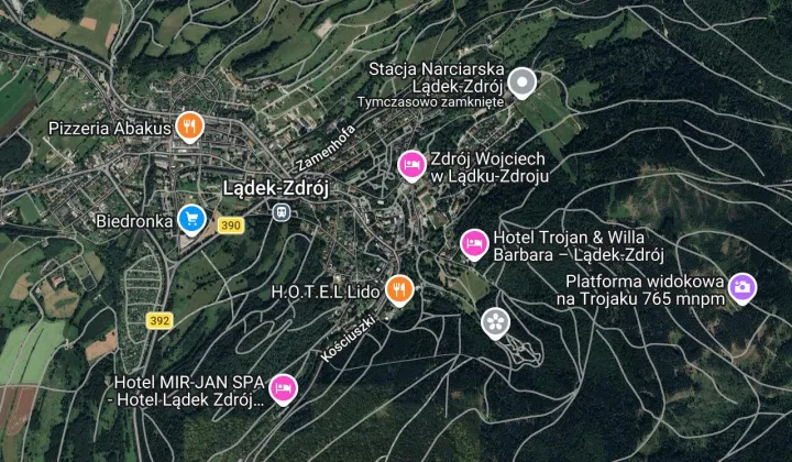 kamienica, 6 pokoi Lądek-Zdrój, ul. Tadeusza Kościuszki