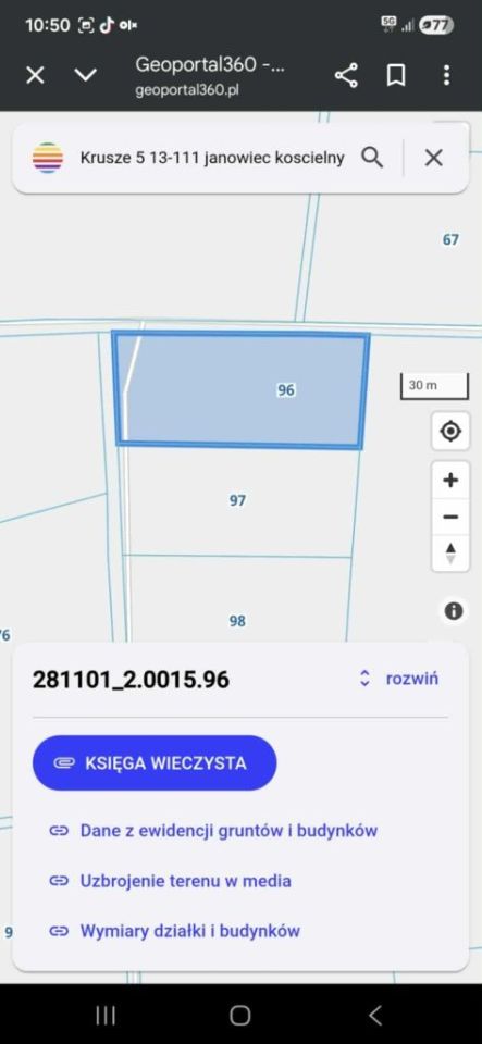 Działka rolna Krusze. Zdjęcie 8