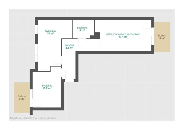 Mieszkanie 3-pokojowe Poznań Nowe Miasto, ul. Aleksandry Bielerzewskiej. Zdjęcie 16