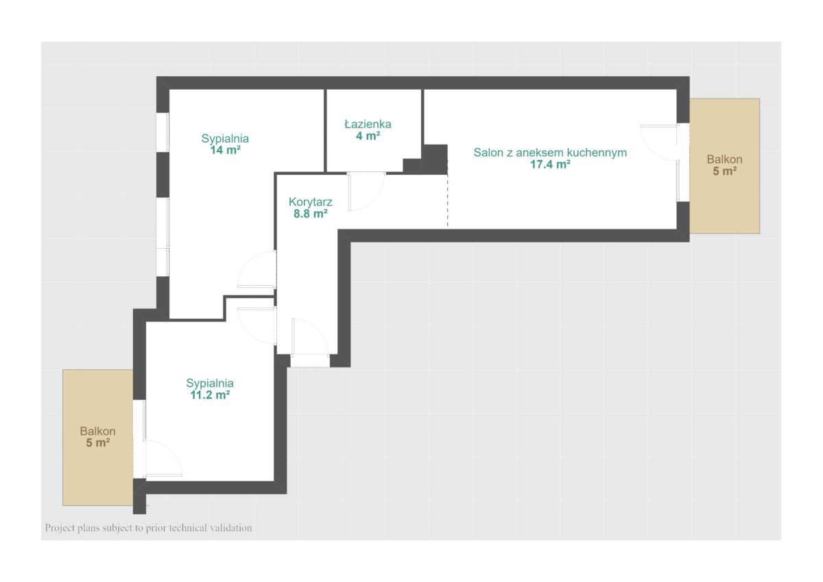 Mieszkanie 3-pokojowe Poznań Nowe Miasto, ul. Aleksandry Bielerzewskiej. Zdjęcie 16