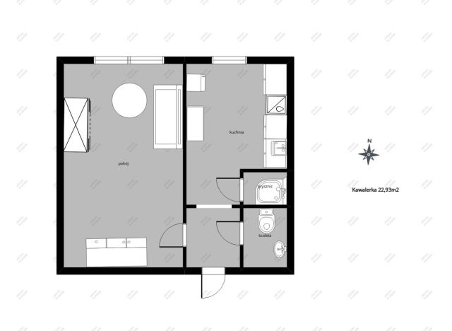Mieszkanie 1-pokojowe Łódź Żabieniec, ul. Bolesława Limanowskiego. Zdjęcie 11