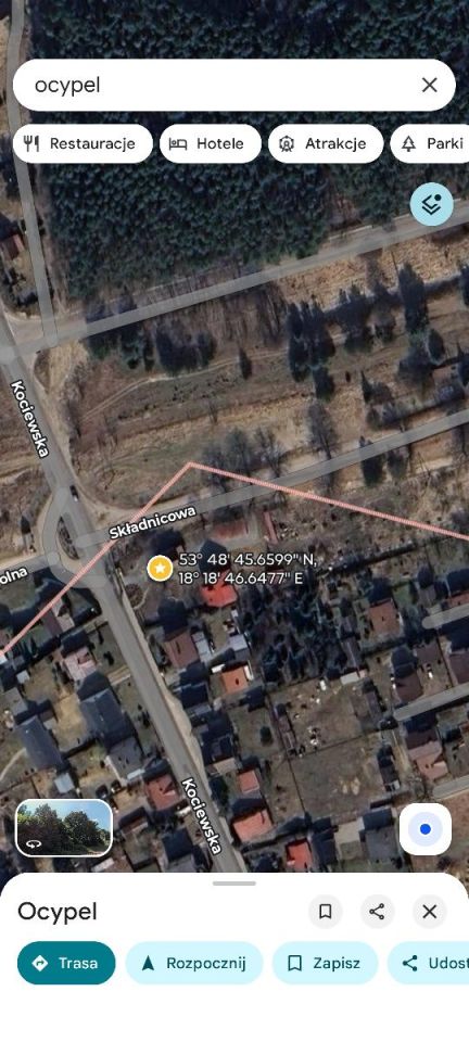 Działka budowlana Ocypel. Zdjęcie 3